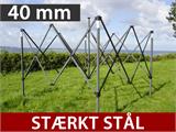 Foldetelt FleXtents PRO Steel 3x3m Rød