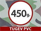 Kamuflaaž present 8x10m, PVC 450g/m²