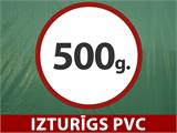 Pārklājs 6x10m, PVC 500g/m², Zaļš, Liesmu slāpējošs