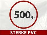 Partytent Exclusive 6x12m PVC, Grijs/Wit