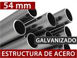 Extensión de tramo final de 2m para CombiTent® Semi PRO, 6x2m, PVC, Blanco 
