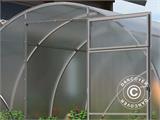 Greenhouse polycarbonate TITAN Arch 90, 18 m², 3x6 m, Silver
