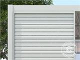 Panel de Persiana para cenador pérgola bioclimática San Pablo, 1,23x2,175m, Blanco