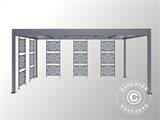 Carport Libeccio 5 w/side panels, 3.26x5.09x2.34 m, Anthracite