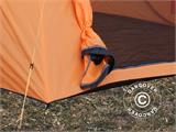 Campingtelt pop-up, Flashtents®, 4 personer, Medium PT-1, oransje/mørkegrå