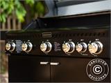 BBQ-gasbarbecue Dancover 5+1, Zwart