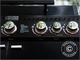 BBQ-gasbarbecue Dancover 5+1, Zwart