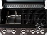 BBQ-gasbarbecue Dancover 5+1, Zwart