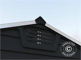 Casetta da Giardino in Policarbonato SkyLight, Palram/Canopia, 1,85x2,29x2,17m, Grigio Mezzanotte