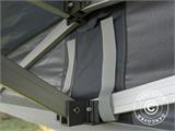 Faltzelt FleXtents PRO Trapezo 2x3m Grau, mit 4 Seitenwänden