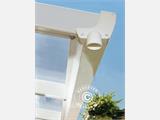 Terrassenüberdachung Feria, Palram/Canopia, 3x5,46m, Weiß