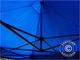 Vouwtent/Easy up tent FleXtents Basic, 3x3m Blauw, inkl. 4 zijwanden