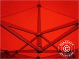 Carpa plegable FleXtents PRO 2x2m Rojo
