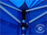 Tente pliante FleXtents Basic, 3x3m Bleu, avec 4 cotés