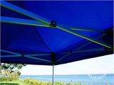 Tente pliante FleXtents PRO 3x4,5m Bleu, avec 4 cotés