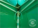 Gazebo pieghevole FleXtents PRO 3x6m Verde, inclusi 6 fianchi
