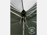 Vouwtent/Easy up tent FleXtents PRO Trapezo 3x6m Grijs, inkl. 4 Zijwanden