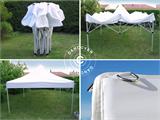 Pop up gazebo FleXtents PRO 4x6 m White, incl. 8 sidewalls