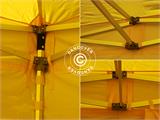 Pop up gazebo FleXtents PRO 3x3 m Yellow, incl. 4 sidewalls