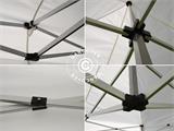 Carpa plegable FleXtents PRO "Morocco" 3x3m Blanco