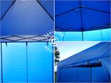 Tente Pliante FleXtents Light 3x3m Bleu, avec 4 cotés RESTE SEULEMENT 1 PC
