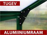 Polükarbonaadist kasvuhoone 5,7m², Palram/Canopia, 1,85x3,06x2,08m, Roheline