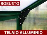 Serra in policarbonato 5,7m², Palram/Canopia, 1,85x3,06x2,08m, Verde