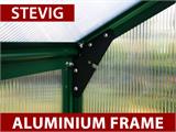 Broeikas polycarbonaat 5,7m², Palram/Canopia, 1,85x3,06x2,08m, Groen