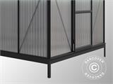Greenhouse Polycarbonate 3.64m², 1.9x1.92x2.01 m, Black