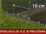 Staklenik polikarbonatni TITAN Classic 480, 19,1m², 2,35x8,12m, Srebrna