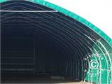 Extension 3 m for storage shelter/arched tent 10x15x5.54 m, PVC, Green