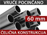Skladišni šator, skladišni šator arched 9x15x4,42m, PVC, Bijela/Siva