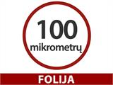Šiltnamio plėvelė 100Mic, 6x120m, 1 ritinys, Skaidri