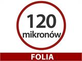 Folia szklarniowa DIY 120Mic, 6x100m, 1 rolka, przezroczysta