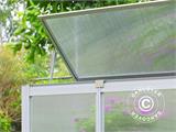 Mini Greenhouse, Polycarbonate, 0.29 m², 0.76x0.385x1.5 m, Aluminium
