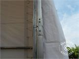 Tente de stockage Oceancover 5,5x15x4,1x5,3m, PVC, Blanc