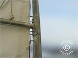 Capannone tenda Oceancover 5,5x15x4,1x5,3m, PVC, Bianco