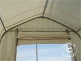 Capannone tenda Oceancover 5,5x20x4,1x5,3m, PVC, Bianco