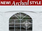 Tente de réception Original 5x8m PVC, "Arched", Blanc