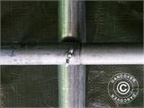 Lagerzelt PRO 2x2x2m PE, mit Bodenplane, Grün/Grau