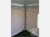 Pole tent 6x12m PVC, Valkoinen