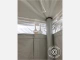 Pole tent 6x6m PVC, Hvid