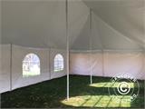 Pole tent 6x12m PVC, Wit