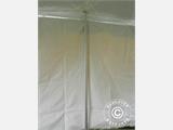 Pole tent 6x6m PVC, Valkoinen 