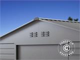 Caseta de jardin 3,4x3,82x2,05m ProShed®, Aluminio Gris