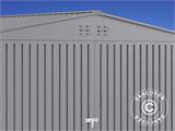 Garage métallique 3,8x4,8x2,32m ProShed®, Aluminium Gris