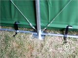 Lagerzelt PRO XL 4x10x3,5x4,59m, PVC, Grün