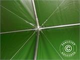 Storage shelter PRO XL 3.5x8x3.3x3.94 m, PVC, Green