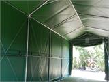 Namiot magazynowy PRO XL 4x10x3,5x4,59m, PCV, Zielony