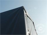 Namiot magazynowy PRO XL 4x12x3,5x4,59m, PVC, Szary